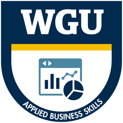 WGU Academic Credentials - WGU Micro-credential in Applied Business Skills - 2022-11-11